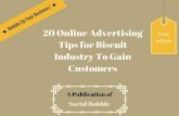 20 online advertising tips for biscuit industry to gain customers