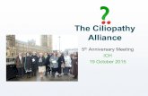 Ciliopathy Alliance - Research Update