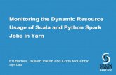 Monitoring the Dynamic Resource Usage of Scala and Python Spark Jobs in Yarn: Spark Summit East talk by Ed Barnes and Ruslan Vaulin