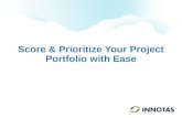 Score & Prioritize Your Project Portfolio with Ease