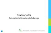 AX-Textroboter: 500.000 Texte in 10min. Einzigartig und SEO-relevant