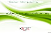 Sticker Maker & Label Printing|Print Sticker-Super Labels