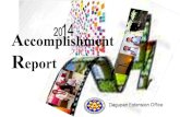 2014 CDA Dagupan Accomplishment Report
