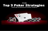 Top 3 poker strategies