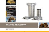 KLT and KLS Series - Hydraser S.A. pdf/Filtracion Hidraulica/Baja Presion/Serie KLT+KLS...  KLT/KLS