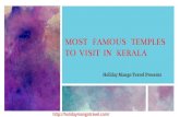 Make Your Holiday Trip to the Famous Temples in Kerala