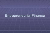 Entrepreneurial finance walnut venture