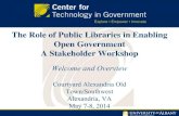 Workshop Overview on the Role of Public Libraries in Enabling Open Government