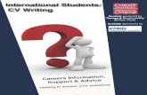 International Students CV Writing booklet by ARW AUG 12