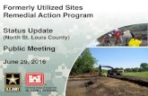Formerly Utilized Sites Remedial Action Program Status Update