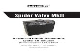 Spider Valve MkII Advanced Guide Addendum - Spider FX Infusion