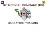 mandatory training - USARPAC