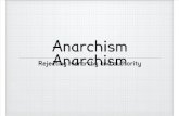 Ideologies Anarchism