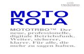 MOTOTRBOâ„¢ Der neue, professionelle, digitale .MOTOTRBOâ„¢ Der neue, professionelle, digitale Betriebsfunk