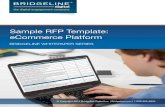 Sample RFP Template : eCommerce Platform - Library/Whitepapers/Sample-eCommerce-RF  Bridgeline Digital Whitepaper © 2014 - Sample RFP Template: eCommerce Platform Connect with