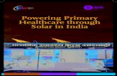Powering Primary Healthcare through Solar in - Powering Primary Healthcare through Solar in...CEEW uses data, integrated analysis ... Indiaâ€™s first report on global governance,