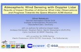 Atmospheric Wind Sensing with Doppler Wind Sensing with Doppler Lidar ... Outline of the Seminar Short introduction to lidar principle and results from recent lidar activities at DLR