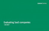 Evaluating SaaS companies -    SaaS...â€¢This primer sets out the basic framework we use to evaluate SaaS businesses