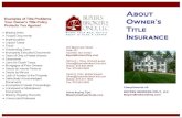 api.ning.?Fax: 978.945.0555 Home-buying Tips:   ABOUT OWNER'S TITLE INSURANCE L Compliments of: BUYERS BROKERS ONLY, LLC