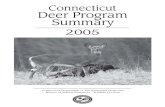 Connecticut Deer Program Summary Deer Program Summary 2005. ... Regulated Deer Harvest ... updated,