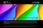 contract of employment - UnLtd  of Employment, ... Contract of Employment â€“ guidance note and template contract there will be a payment as a replacement for untaken