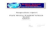 Inspection report Park House English School Doha House English School - 21.04...Park House English School Doha ... Park House English School was founded in 1994 as a private co