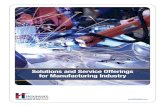 Solutions and Service Offerings for Manufacturing   Solutions and Service Offerings for Manufacturing Industry