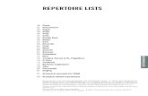 REPERTOIRE LISTS - Escuela de Direccion de Orquesta y brace is used in the repertoire lists to indicate instances where two or more items appear in the same volume, e.g.: ... Haydn