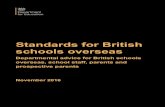 Standards for British schools overseas - Welcome to for British schools overseas . Departmental advice for British schools overseas, school staff, parents and prospective parents