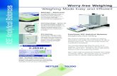 Worry-free Weighing XSE Analytical Balances Weighing XSE Analytical Balances Weighing ... LabX laboratory software provides flexible SOP user guidance on the balance ... Eccentricity