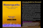 AGrowingHealthCareMovement! Homeopathy I ...   .  Homeopathy Safe, effective medicine AGrowingHealthCareMovement!