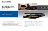 Epson Perfection V600 Photo Color Perfection V600 Photo Color Scanner ... warranty in the U.S. and Canada Whatâ€™s in the Box Epson Perfection V600 Photo color scanner Transparency
