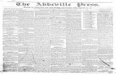 Abbeville press (Abbeville, S.C.).(Abbeville, S.C.) 1863 ... MOpiNG, JULY.-24, 1803;... ... ... * i^..... VOLUME XII.-NO.12. ... private p*cltagetb addressed to tbe ear^f Dr. m.LaBurda,