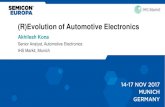 (R)Evolution of Automotive Electronics - SEMI.ORG | R)Evolution of Automotive Electronics Senior Analyst, Automotive Electronics IHS Markit, Munich Agenda â€¢Automotive electronics