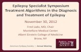 Epilepsy Specialist Symposium Treatment Algorithms in Specialist Symposium Treatment Algorithms in ... Epilepsy Specialist Symposium Treatment Algorithms in ... seizures Excludes neonatal
