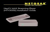 NETGEAR NeoTV Streaming Player (NTV200) Installation NeoTV Streaming Player (NTV200) Installation Guide Author: NETGEAR, Inc. Subject: NETGEAR NeoTV Streaming Player (NTV200) Installation