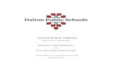 REQUEST FOR PROPOSAL - Dalton Public Schools for Proposal To: All Proposers The Dalton Public School System invites you to submit a proposal for technology hardware for 2018- ... Name