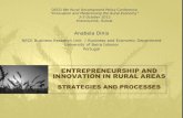 University of Beira Interior Portugal - OECD.org - Anabela Dinis_2016-03-29INNOVATION IN RURAL AREAS STRATEGIES AND PROCESSES ... â€¢Depopulation Low densities Isolation Rural