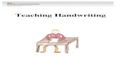 Teaching Handwriting - ¬§…¹© ¨§¨„ | University of T. Gourdieâ€™s The Puffin Book of Handwriting4 and C. Jarmanâ€™s The Development of Handwriting