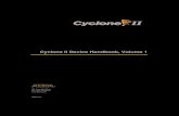 Cyclone II Device Handbook - Altera  Innovation Drive San Jose, CA 95134   Cyclone II Device Handbook, Volume 1 CII5V1-3.3
