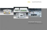 Premium Accuracy for Weighing and Mass Accuracy for Weighing and Mass Comparison. 2 ... Sartorius also offers mass comparators for the metrological determina-tion of mass. These instruments