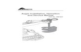 Auger Installation, Operation and Service Manual Auger.pdfAuger Installation, Operation and Service Manual ... the hand hold, ... Return Auger assembly to storage rack on trailer and