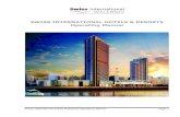 SWISS INTERNATIONAL HOTELS RESORTS Operating International Hotels Resorts Operating Manual Page 6 1. INTRODUCTION Swiss International Hotels Resorts is the upscale to upper upscale