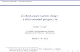 Context-aware system design: a data-oriented ...Context-aware system design: a data-oriented ... Context-aware system design: a data-oriented perspective ... ordinary system monitoring,