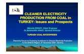 CLEANER ELECTRICITY PRODUCTION FROM COAL in   ELECTRICITY PRODUCTION FROM COAL in TURKEY: Issues and Prospects ... Coal Oil N.Gas Nucleer Hyraulic Others