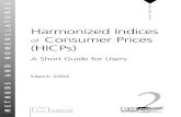 HARMONIZED INDICES OF CONSUMER PRICES (HICPs)ec. Indices of Consumer Prices (HICPs) A Short Guide for Users ... Quality adjustment is widely accepted by price index experts to be one