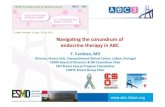 Navigating the conundrum of endocrine therapy in   the conundrum of endocrine therapy in ABC. ... â€¢ The lost/inactivation of ER/ER pathway ... AF1 DBD AF1 DBD Estrogen Cell