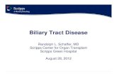 Biliary Tract Disease - Scripps Tract Disease â€¢ Signs and symptoms of gallstones and extrahepatic biliary obstruction have been recognized for centuries â€¢ History of interventions