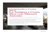 Guatemala y Costa Rica: Antigua y Costa Rica con .Guatemala y Costa Rica: Antigua y Costa Rica con