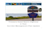 Treasure Coast Scenic Highway 5-Year Corridor   Coast Scenic Highway 5â€Year CMP Update 1 Treasure Coast Scenic Highway 5-Year Corridor Management Plan Update